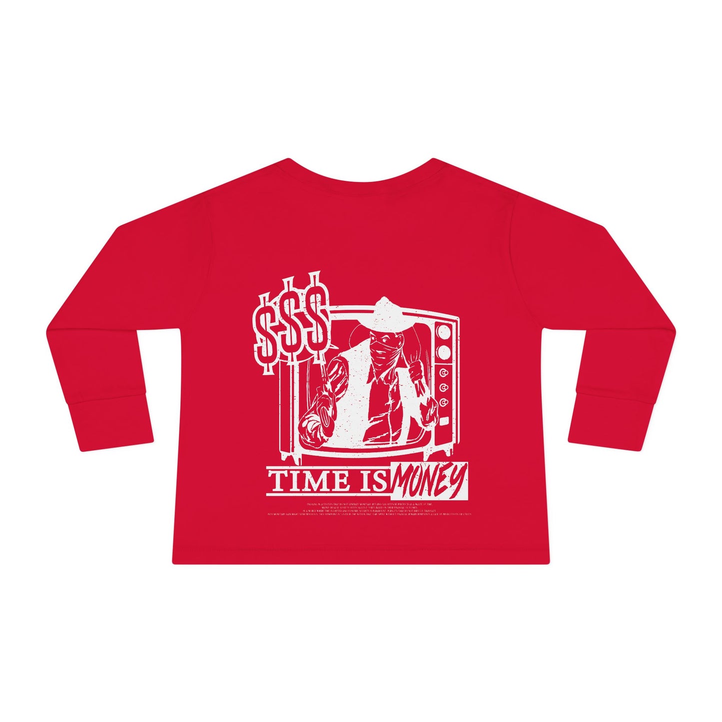Toddler TimeIsMoney Long Sleeve Tee